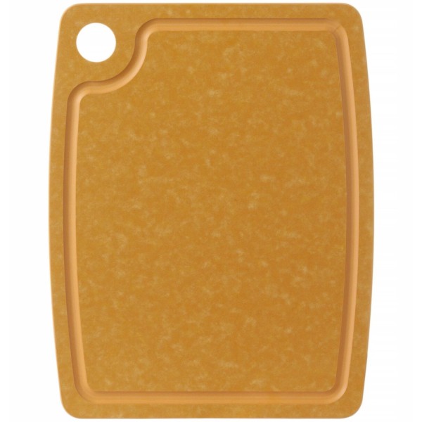 Deska do krojenia włókno drzewne 440 x 325 mm brązowa do kuchni