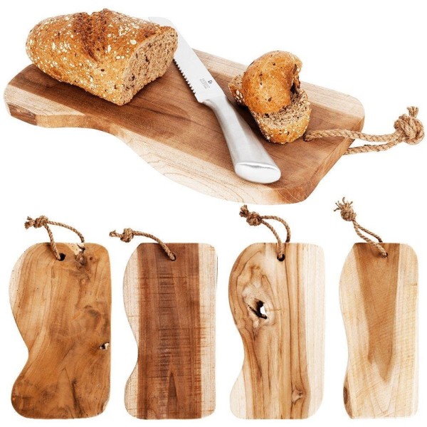 Дошка для нарізки і сервірування, VILDE 139108, дерев'яна 35×18.5 см (кухня, сервірування)