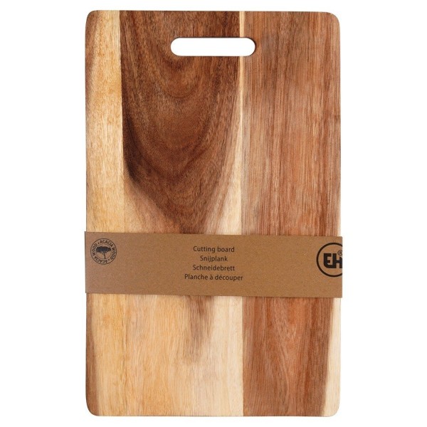 Дошка для нарізання, EXCELLENT HOUSEWARE, 36×23 см дерев'яна — кухонна дошка для щоденного різання