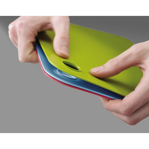 Набір дошок для різання, JJ, Zestaw 3 mat do krojenia Pop multikolor, мультиколірні коврики для нарізки, 3 шт.