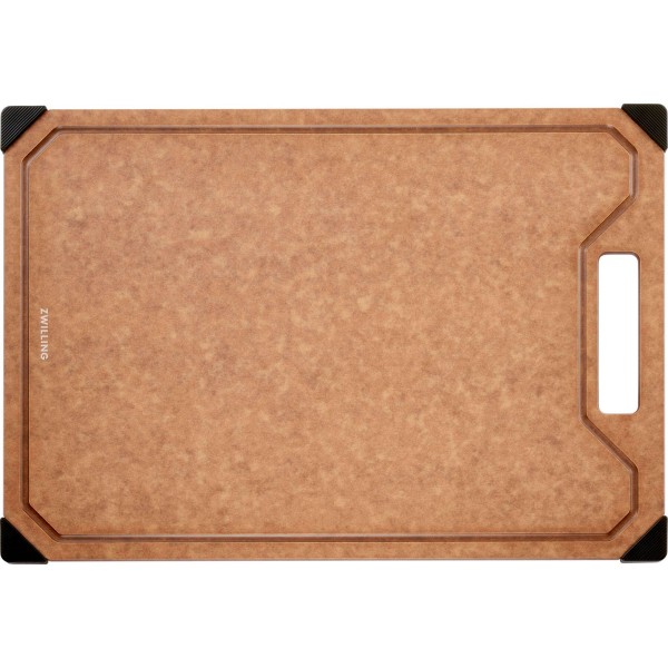 Deska do krojenia Zwilling z włókna drzewnego 37x25,5 cm brązowa