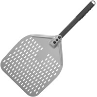 Łopata do pizzy Hendi 618080 kwadratowa perforowana 350x710 mm z krótką rączką