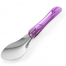 Szpatuła do lodów stalowa z uchwytem z tritanu fioletowa - Hendi 755839