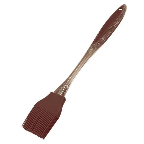 Pędzelek silikonowy Orion 22 cm do smarowania brązowy