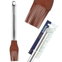 Pędzelek kuchenny, ORION LUXY 142744 — silikonowy pędzel 26 cm, brązowy