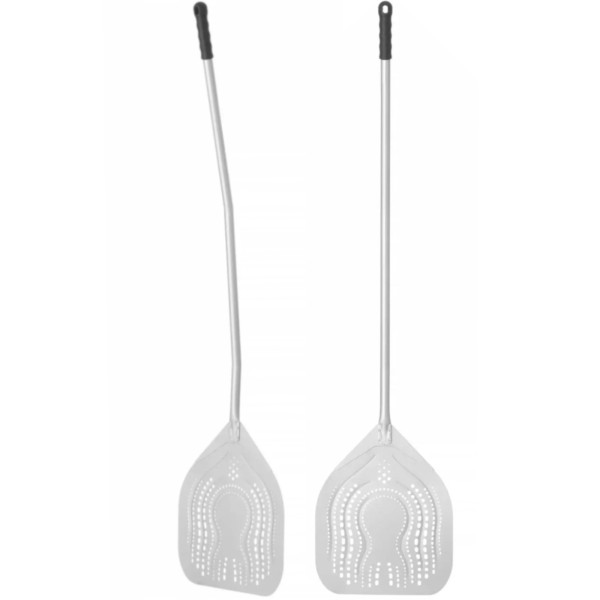 Łopata do pizzy Arena kwadratowa perforowana z wygiętym uchwytem 350x1500 mm