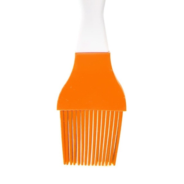 Pędzelek kuchenny SILLINIE ORION 142741 — silikonowy, 22 cm, pomarańczowy (do smarowania)