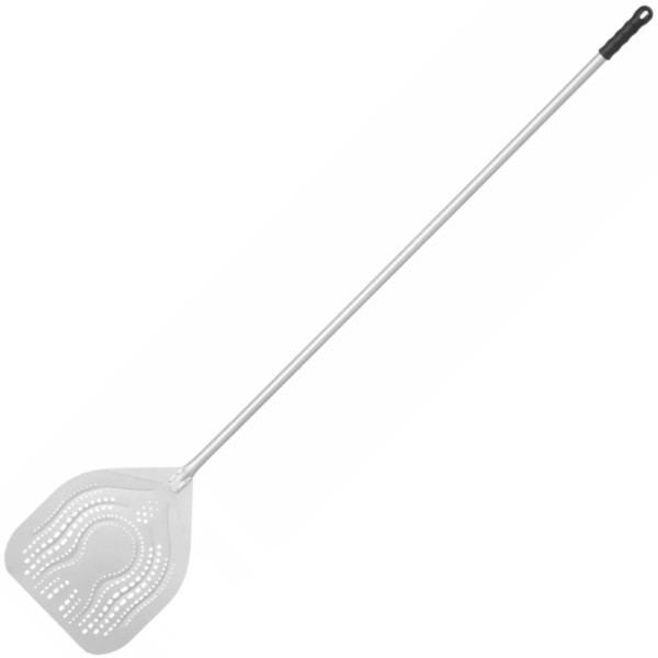 Łopata do pizzy Arena kwadratowa perforowana z wygiętym uchwytem 325x1800 mm
