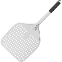 Łopata do pizzy Hendi 618073 kwadratowa perforowana 300x660 mm z krótką rączką
