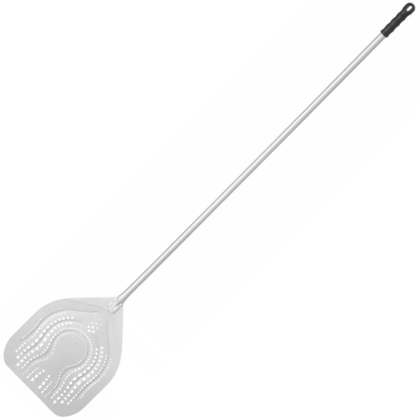 Łopata do pizzy Arena kwadratowa perforowana z wygiętym uchwytem 350x1840 mm
