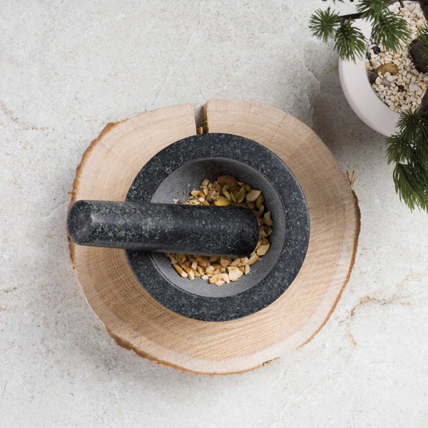 Moździerz kuchenny Berlinger Haus BH-8608 Black Rose granitowy Ø14 cm do ziół i przypraw