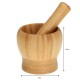Moździerz kuchenny Kinghoff KH-1616 bambus 9,5 cm do przypraw