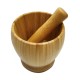 Moździerz kuchenny Kinghoff KH-1616 bambus 9,5 cm do przypraw