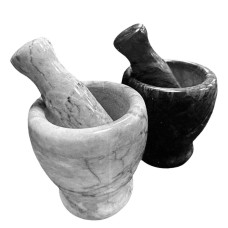 Moździerz kuchenny Zilner ZL-302 granitowy 12x8 cm do rozdrabniania przypraw