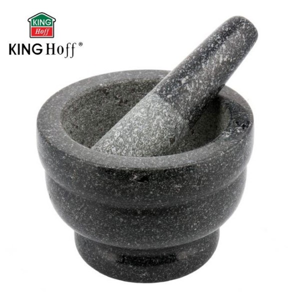 Moździerz kuchenny Kinghoff RB-3360 granitowy Ø14 cm do rozdrabniania przypraw