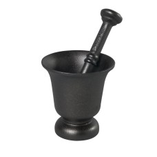 Moździerz kuchenny, SKEPP, model wysoki 11,5 cm z tłuczkiem żeliwny