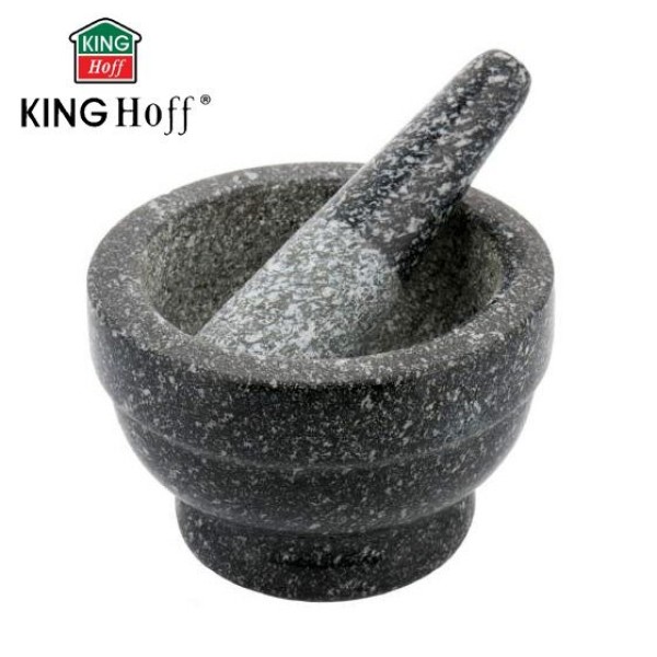 Moździerz kuchenny KiNGHOFF KH-3359 granitowy Ø12cm do rozdrabniania przypraw