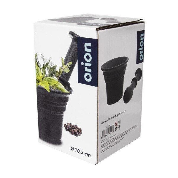 Молохіть (Моździerz) Moździerz, LITINA ORION 131031 — кухонний ступка для розтирання спецій, трав, ліків, чавунна чорна