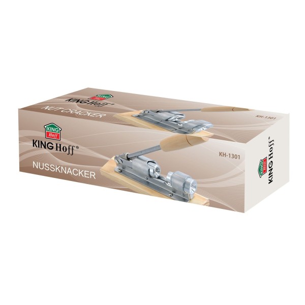 Dziadek do orzechów Kinghoff KH-1301 na podstawce do łatwego łupania