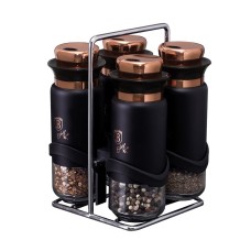 Набір для спецій Berlinger Haus Black Rose BH-1999, 5 ел., органайзер для кухні