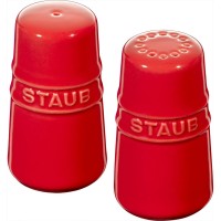 Przyprawnik, Staub Serving, zestaw do soli i pieprzu, czerwony