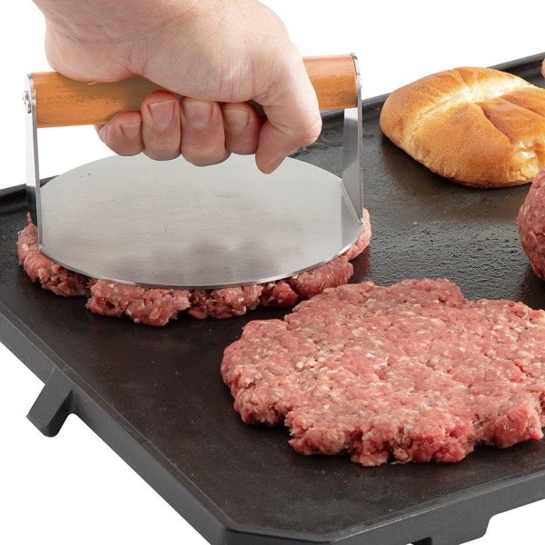 Praska do burgerów Kinghoff KH-1878 stal nierdzewna 14 cm