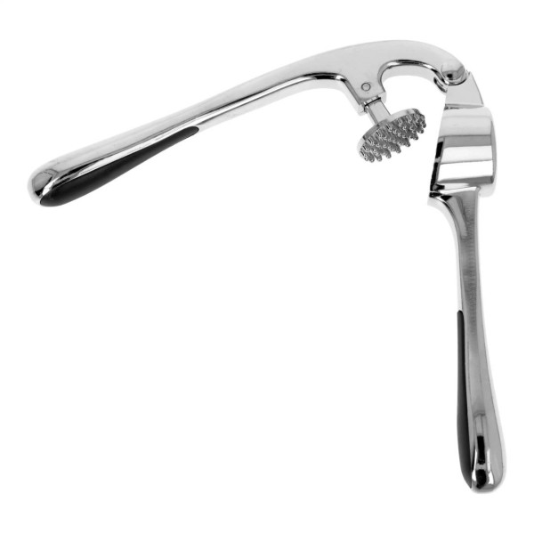 Прес для часнику, BRUNBESTE BB-3504, металевий ручний — чистка та видавлювання зубчиків у кухні