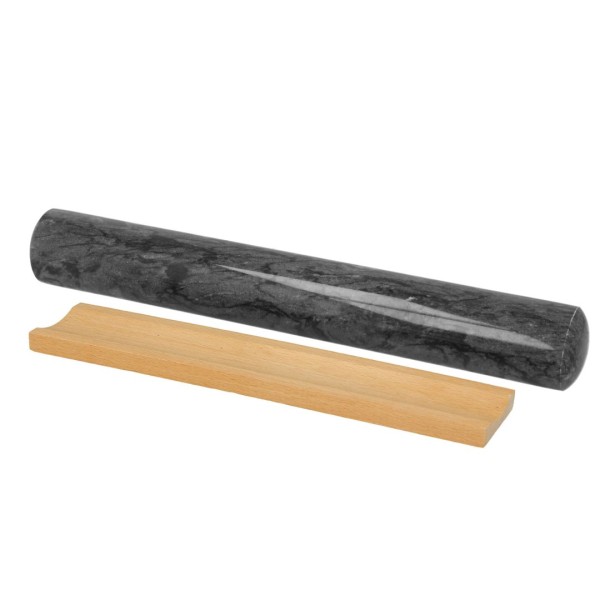 Wałek do ciasta Brunbeste BB-3319 marmurowy 30 cm z podstawką
