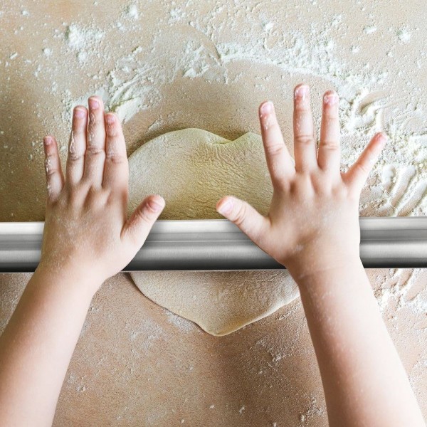 Кухонний ролик, ORION 141255, Wałek cukierniczy 40 cm, сталевий — для розкочування тіста