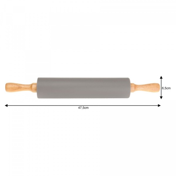Wałek do ciasta Kinghoff KH-1629 silikonowy 47,5 cm do kuchni