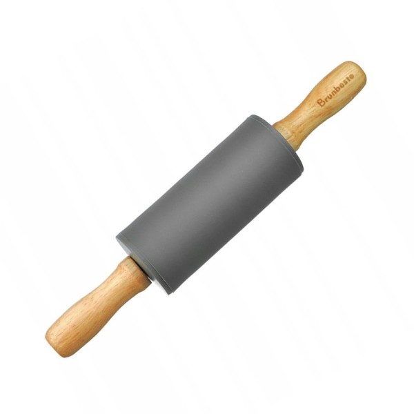 Кухонний валик Brunbeste BB-2974 для тіста, силіконовий, 23 см Кухонний валик Brunbeste BB-2974 для тіста, силіконовий, 23 см