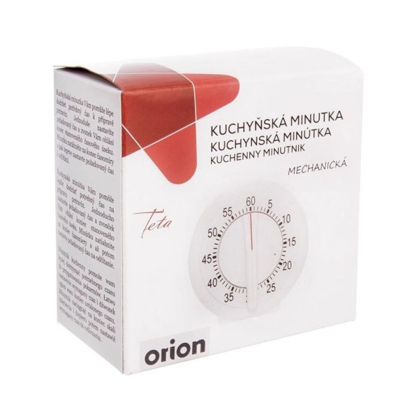 Minutnik kuchenny Orion 130738 mechaniczny ręczny 0-60 min do gotowania