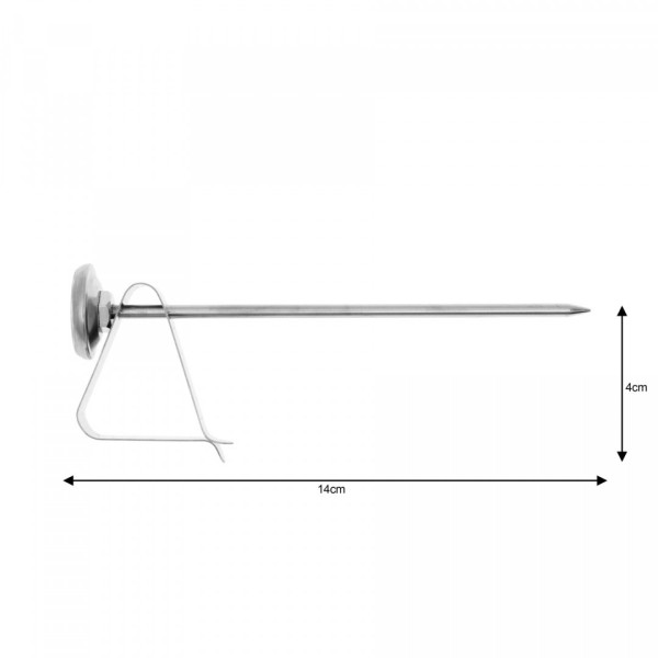 Termometr kuchenny Kinghoff KH-3696 do mięsa z klipsem -20 do 120°C