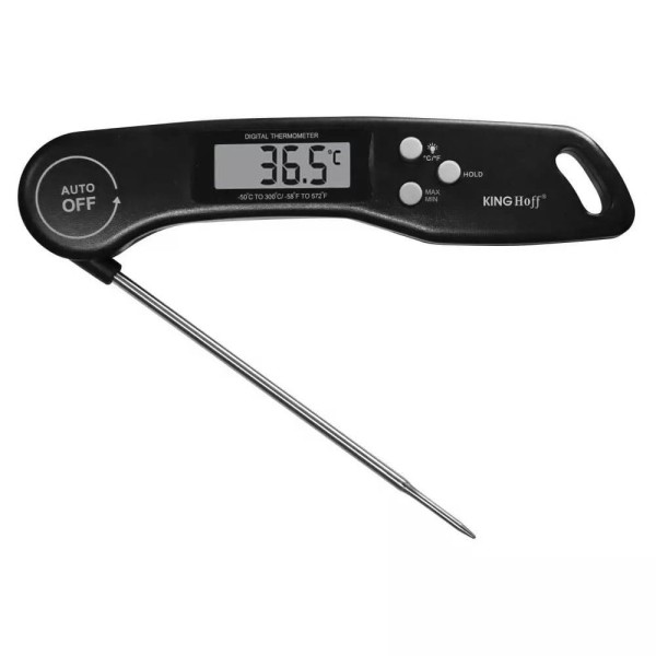 Termometr kuchenny Kinghoff KH-1669 elektroniczny do potraw LCD -50-300°C Czarny