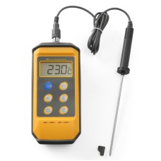 Цифровий термометр Hendi 271407, зонд на кабелі HACCP — для контролю температури продуктів під час приготування