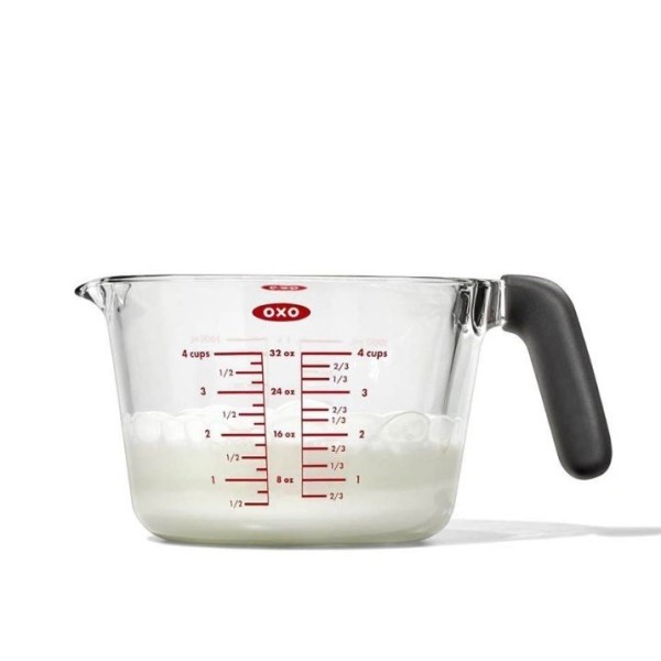 Мірний глечик, Good Grips, OXO-Miarka 1 л, скляний з мірною шкалою для кухні