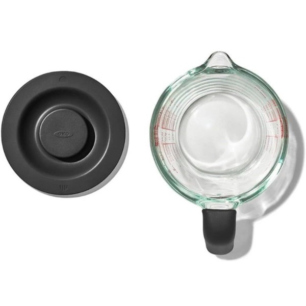 Мірний глечик, OXO, Good Grips Miarka 0,5 л, скляний з кришкою — для змішування та зберігання