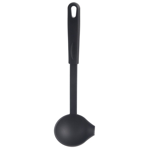 Chochla Orion BLACKLINE 144903 do zupy i sosów 60 ml czarna 29 cm