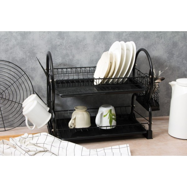 Ociekacz na naczynia Brunbeste BB-2342 2-poziomowy 56x25x39 cm do kuchni