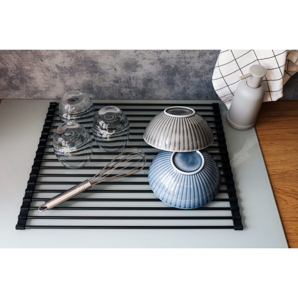 сушарка-осушувач для посуду Brunbeste BB-3173 (46×37 см, сталева)