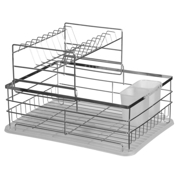 Сушарка для посуду, Brunbeste BB-3436, двоярусна 41×30×27.5 см — для сушіння тарілок і столових приборів