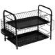 Сушарка для посуду, Brunbeste, BB-2328 — 2-рівнева 48×24×33 см, для кухні, сушіння та зберігання чашок/тарілок Сушарка для посуду, Brunbeste, BB-2328 — 2-рівнева 48×24×33 см, для кухні, сушіння та зберігання чашок/тарілок
