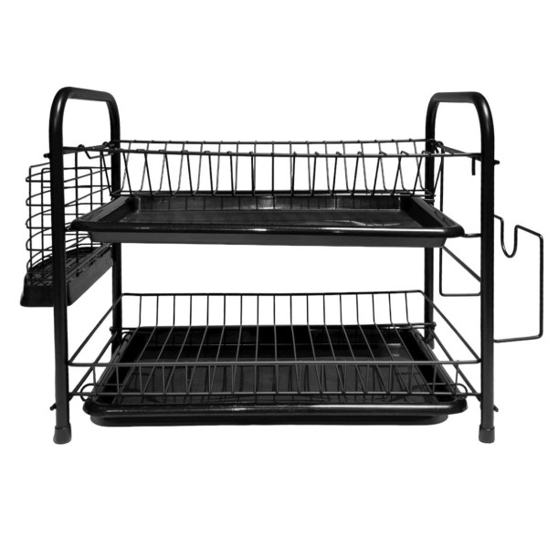 Сушарка для посуду, Brunbeste, BB-2328 — 2-рівнева 48×24×33 см, для кухні, сушіння та зберігання чашок/тарілок Сушарка для посуду, Brunbeste, BB-2328 — 2-рівнева 48×24×33 см, для кухні, сушіння та зберігання чашок/тарілок