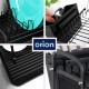 Сушарка для посуду Radka ORION 155212, двоярусна чорна, для раковини 42.5×32×29 см