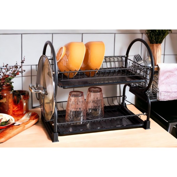 Ociekacz do naczyń Brunbeste BB-3408 2-poziomowy, 56x25x39 cm