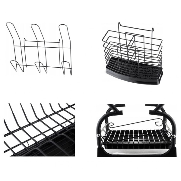 Сушарка для посуду, KRISBERG KS-7506 / 2506, 2 рівні 56×25×38 см — для кухонного столу Сушарка для посуду, KRISBERG KS-7506 / 2506, 2 рівні 56×25×38 см — для кухонного столу