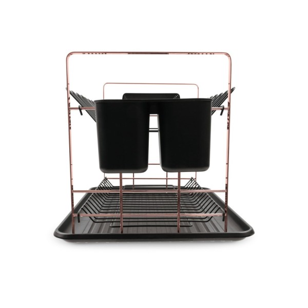 Ociekacz do naczyń BerlingerHaus Black Rose BH-8644 — suszarka na zlew, metaliczny efekt