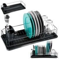 VILDE 150627 чорна сушарка для посуду 50x24x9 см