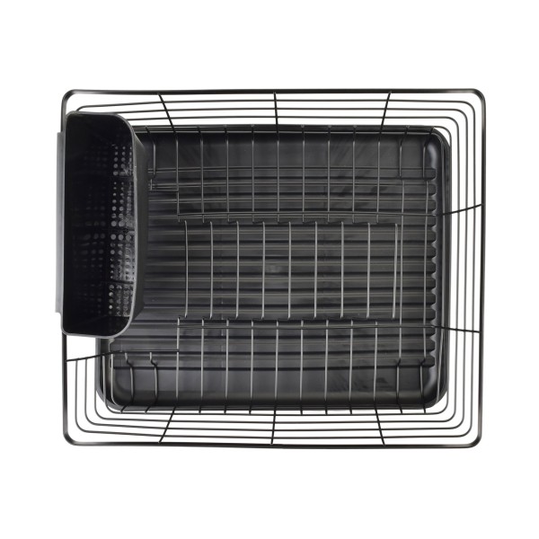 Ociekacz na naczynia Basic Kitchen 36,3x30,2x14,5 cm do suszenia sztućców i talerzy