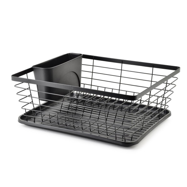 Ociekacz na naczynia Basic Kitchen 36,3x30,2x14,5 cm do suszenia sztućców i talerzy